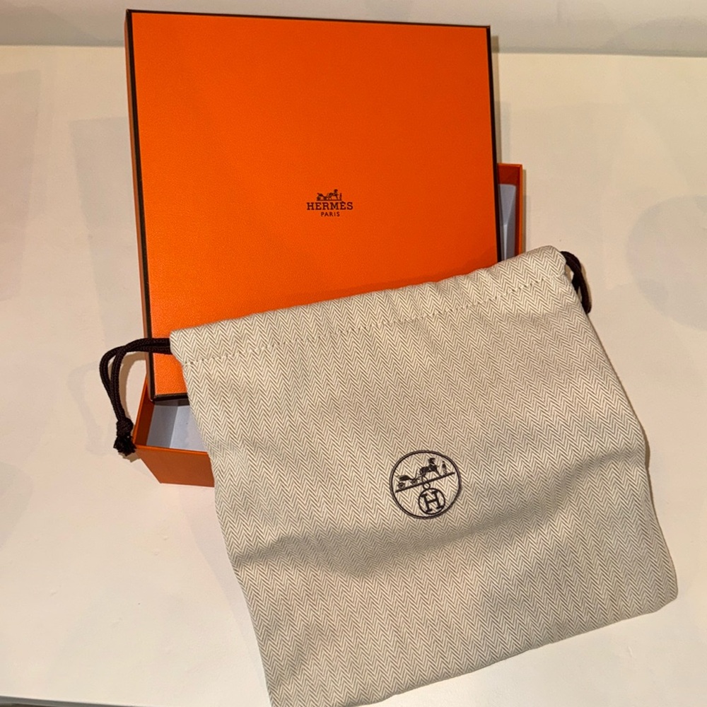 Hermes gift box and dust bag